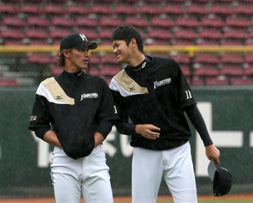 陽岱鋼跟大谷翔平好交情。 圖／NOWnews資料照