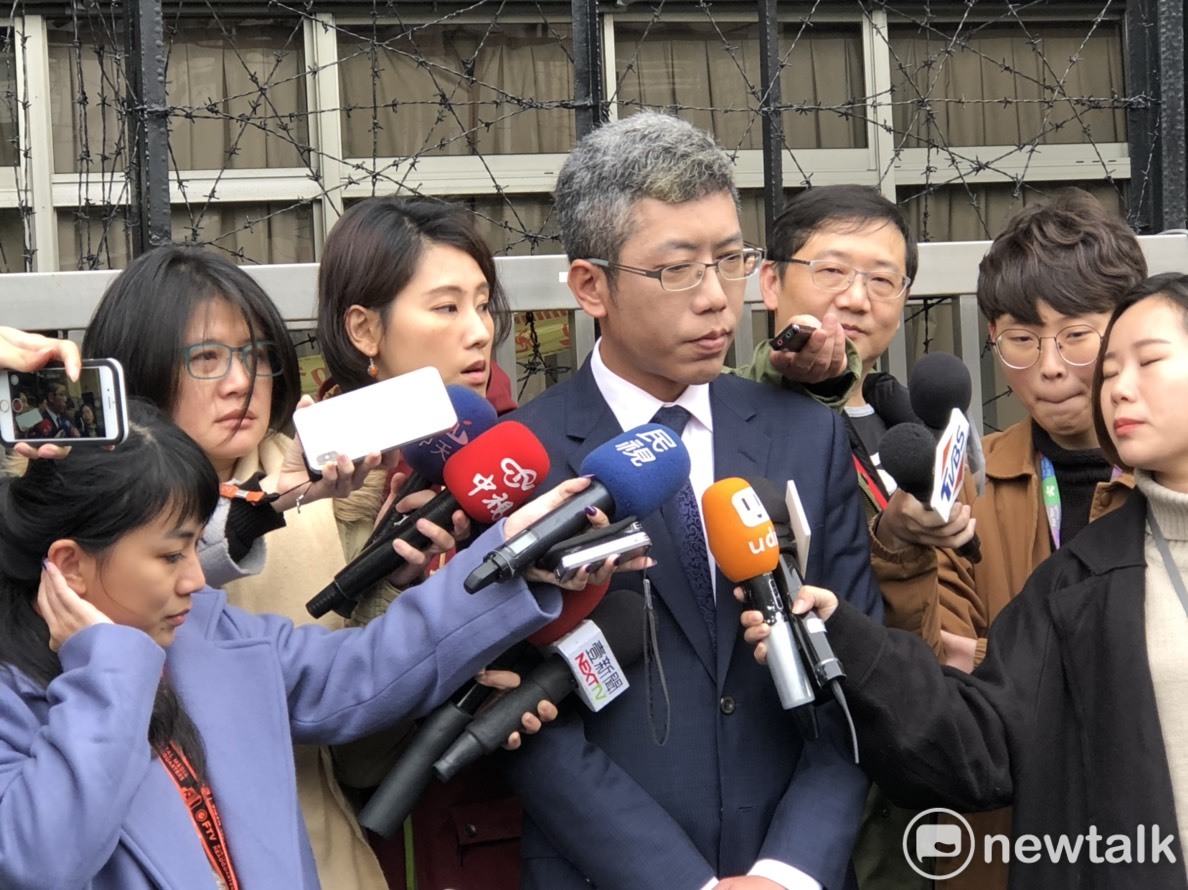 前高雄市新聞局長、行政院副發言人丁允恭（圖）與藝人白冰冰對於高雄觀光形象以「質感摧毀」、「賤人閉嘴」隔空對槓。 圖：謝莉慧/攝（資料照片）