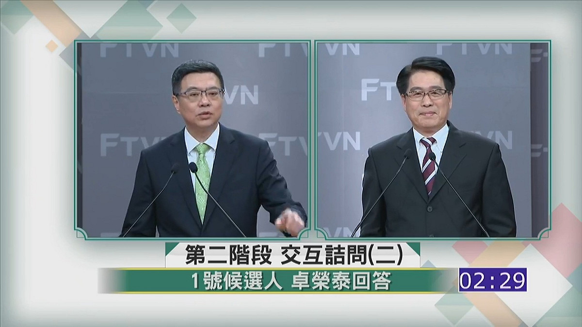 游盈隆質疑對手政見篇幅少 卓榮泰反嗆：把黨員當路人甲嗎? 圖：翻拍自民進黨臉書