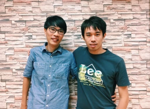 有點意思共同創辦人林柏佋（右）與黃麒錕（左）。 圖：創夢實驗室/提供
