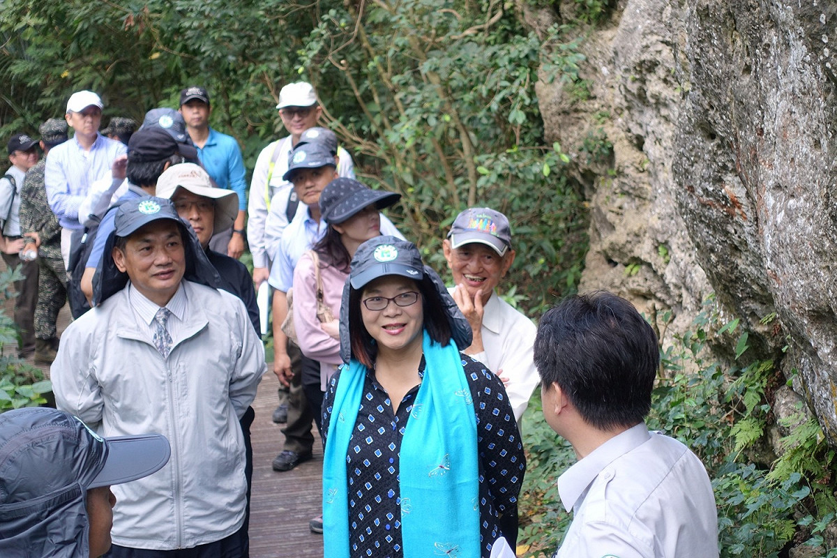 立委管碧玲去年12月10日率隊考察壽山 圖：管碧玲辦公室提供