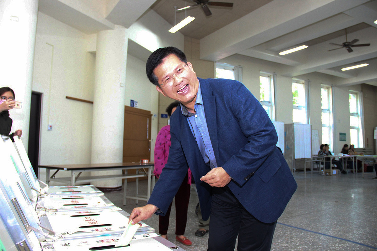 林佳龍對新任黨主席提出三期待，分別是台灣優先、黨政同步、團結勝選。 圖：林佳龍辦公室提供