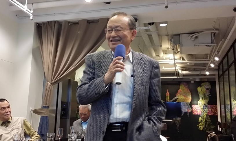 台商受害者協會理事長高為邦6日受訪還原黨主席蔡英文走人風波。 圖：高為邦臉書