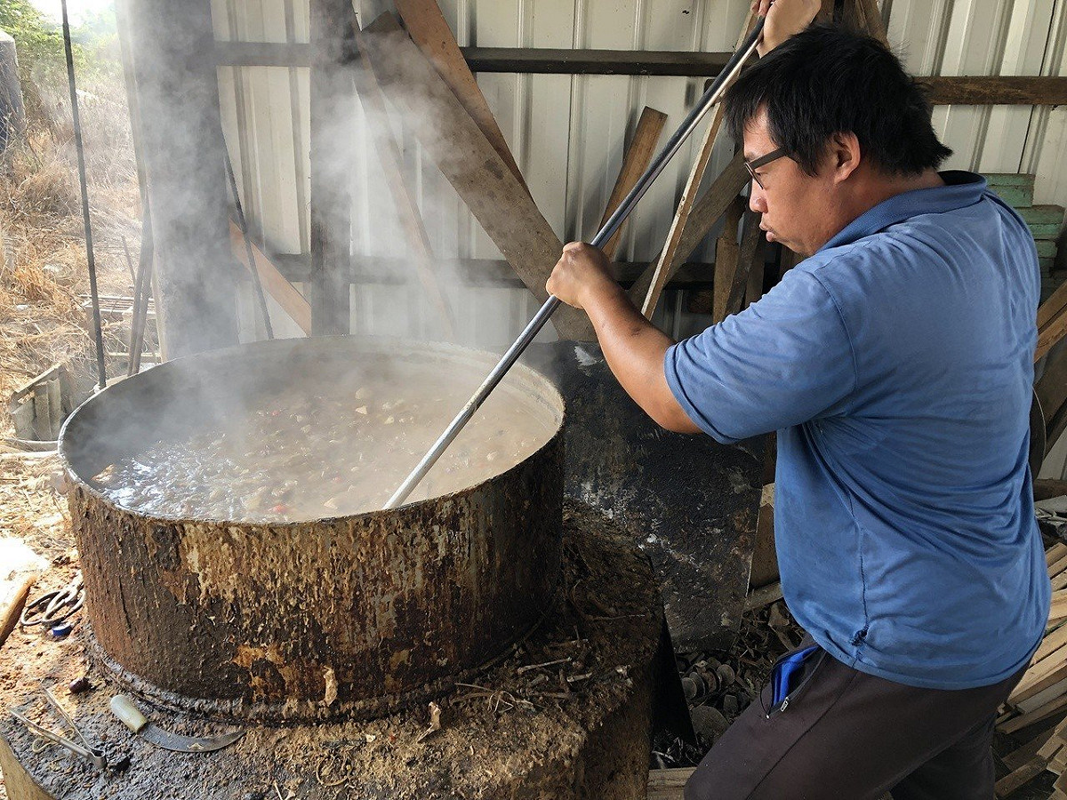 目前高雄市僅有1場取得環保局再利用列管的廚餘養豬場。 圖：高雄市動保處/提供