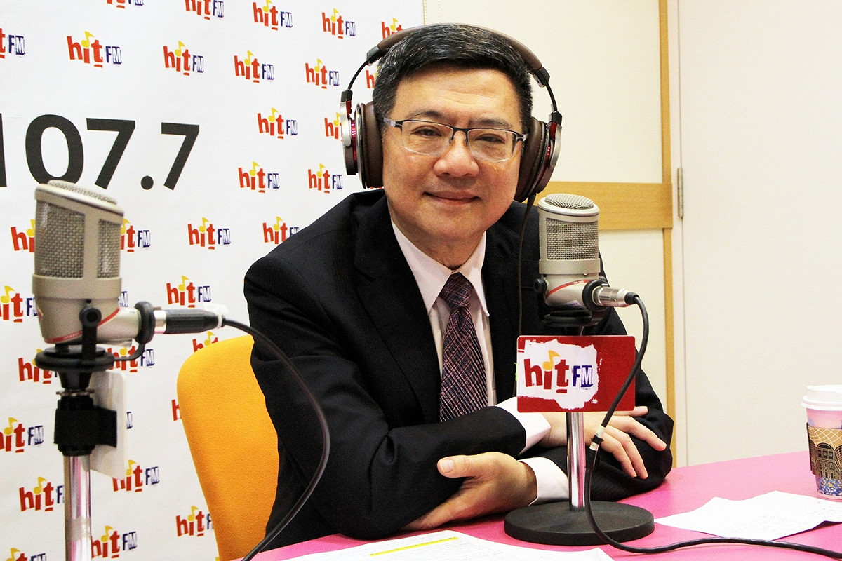 民進黨主席當選人卓榮泰8日上午接受訪問。 圖：Hit Fm《周玉蔻嗆新聞》製作單位提供