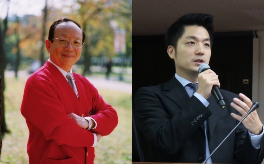 蔣孝嚴的身世之謎至今仍被外界關注。圖為蔣孝嚴、蔣萬安父子。 圖：擷自蔣孝嚴、蔣萬安臉書／新頭殼合成