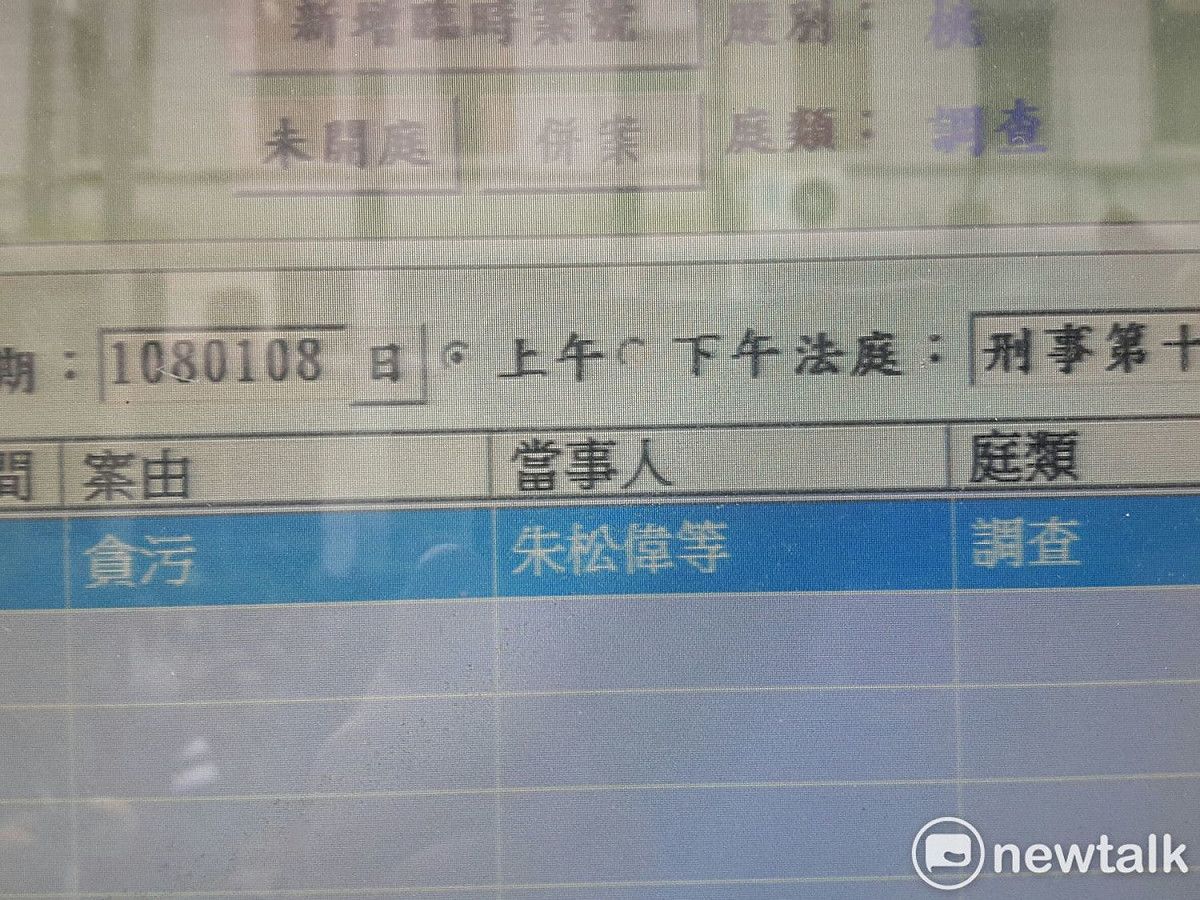 桃園地院上午審理朱松偉案，訊後法官以有串證串供之虞，聲押獲准。 圖：林昀真／攝