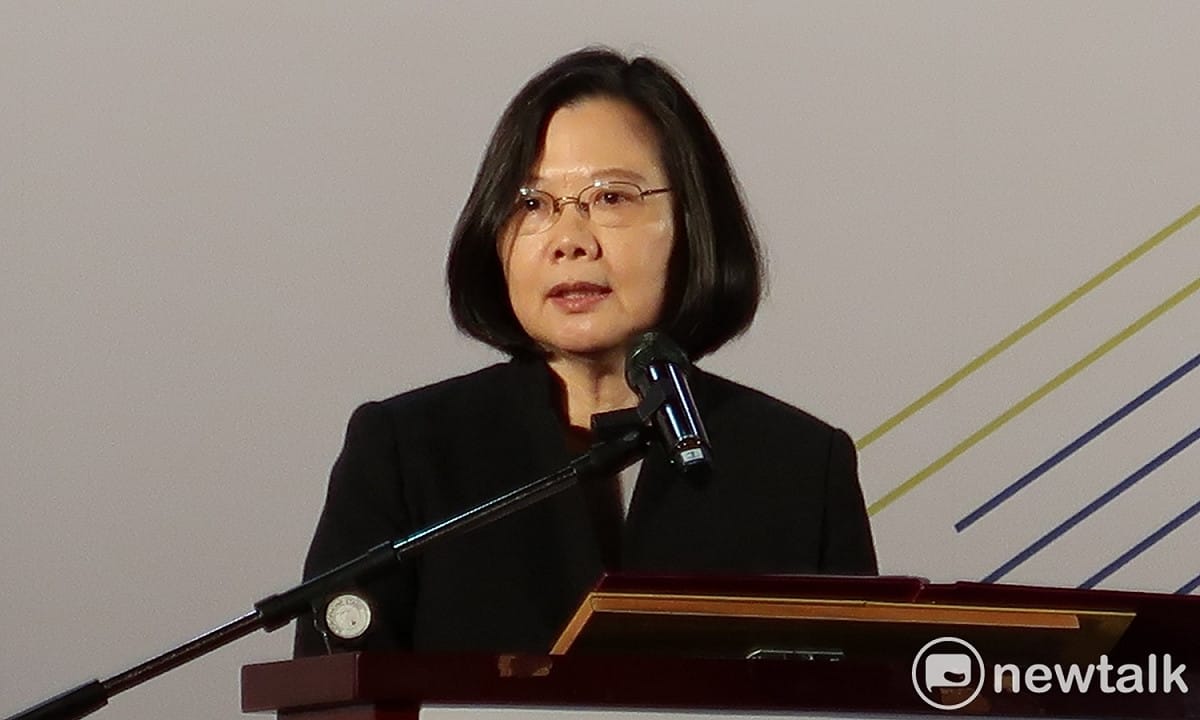 總統蔡英文8日強調，反對一國兩制是台灣朝野共同立場。 資料照片：林朝億/攝
