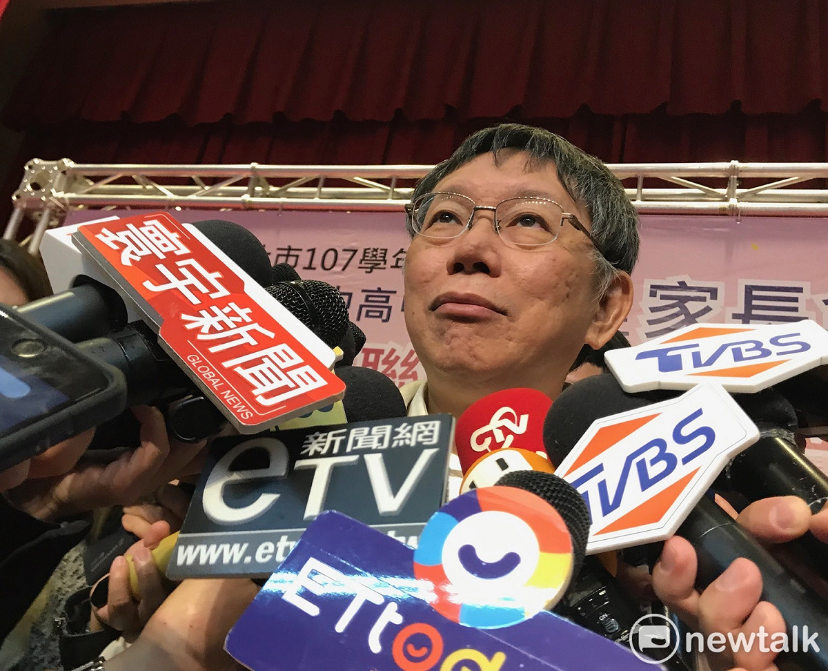 台北市長柯文哲。 圖 : 周煊惠 / 攝