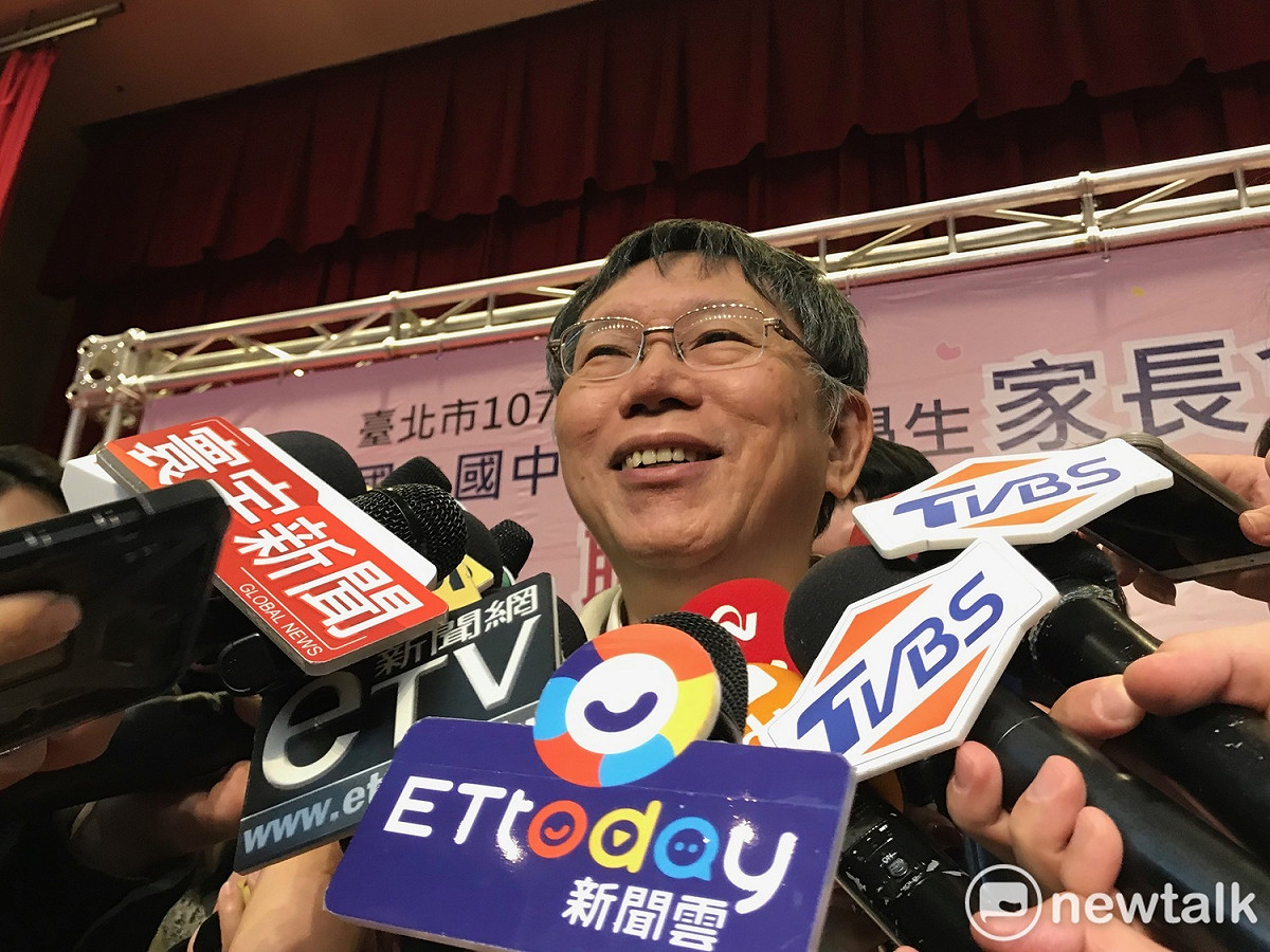 台北市長柯文哲。 圖 : 周煊惠 / 攝
