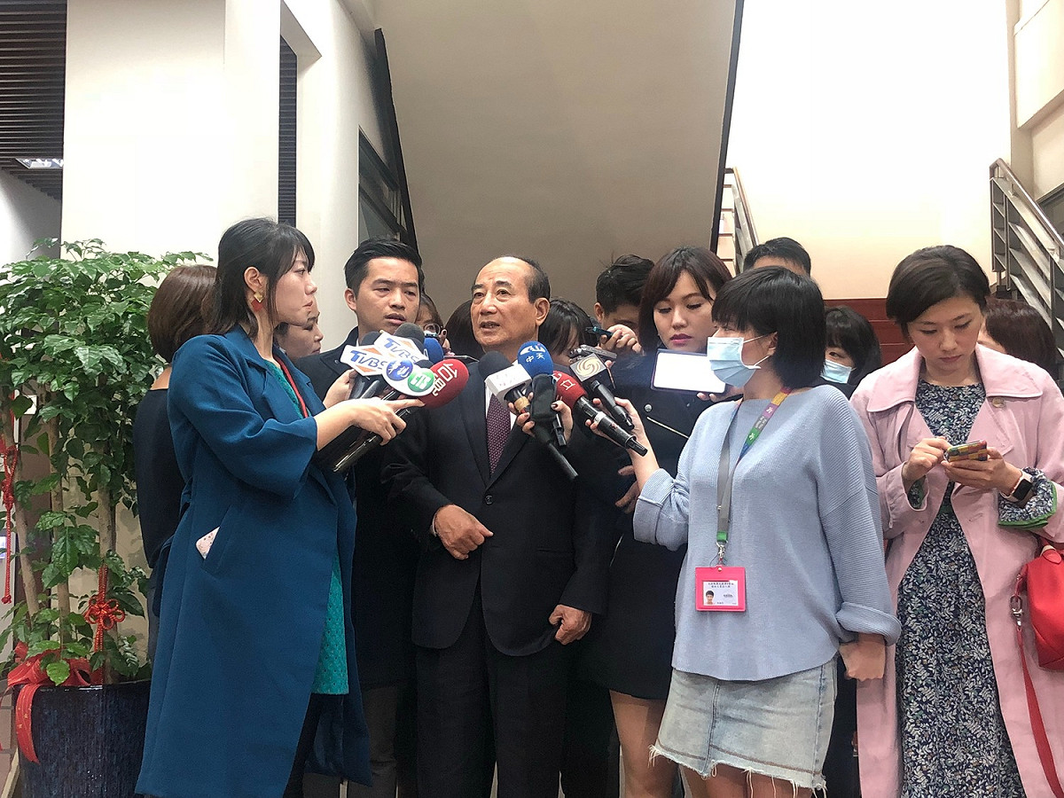 前立法院長、不分區立委王金平。 圖：趙婉淳／攝