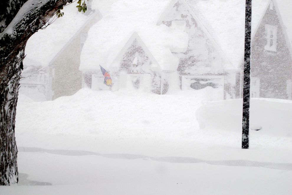 冬季風暴導致美國中西部地區降下大雪，至少5人在交通事故中喪生。 圖：翻攝自國家地理雜誌