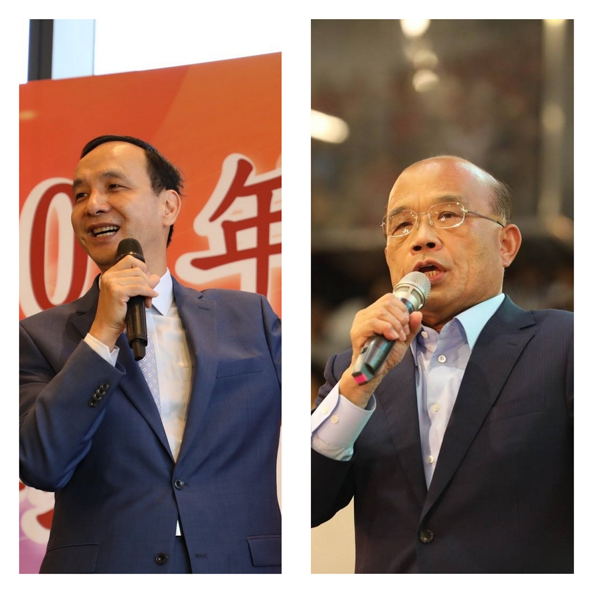 面對民進黨出派出蘇貞昌擔任行政院長，朱立倫今日比擬蘇貞昌為「二刀流投手」。 圖:翻攝自朱立倫/蘇貞昌臉書專頁。