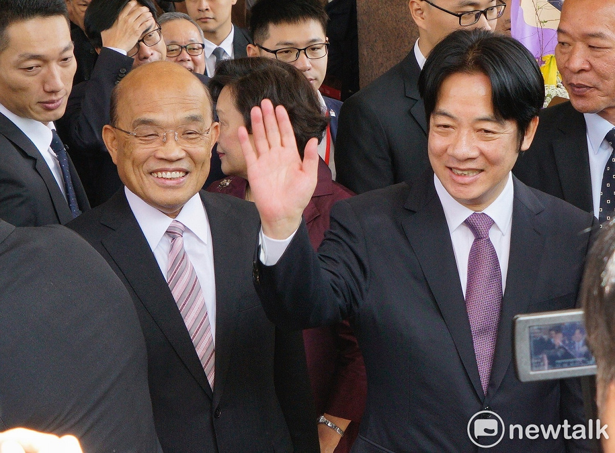 賴清德14日離開行政院長一職。 圖：張良一/攝