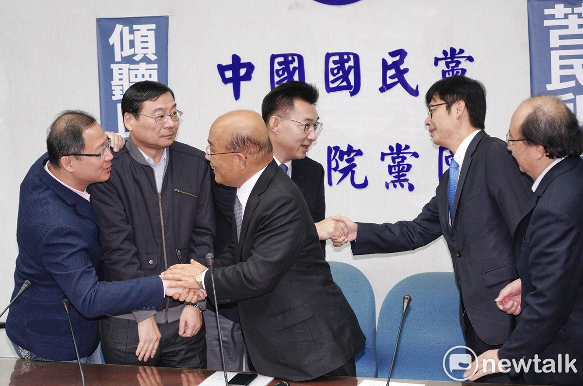 行政院長蘇貞昌上任第2天，今（15）日就到立法院拜會國民黨團。 圖：張良一/攝