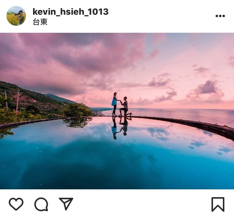 位於太麻里南迴公路上的「華源海灣」風景十分優美。 圖：翻攝自instagram kevin_hsieh_1013／開放權限