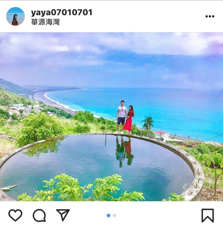 「華源海灣」不只是看風景的好地方，也是觀賞日出的絕佳地點。 圖：翻攝自instagram yaya07010701／開放權限
