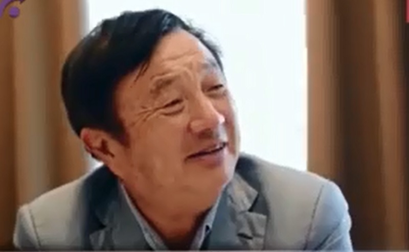 華為創辦人任正非今（15）日打波沉默，駁斥幫中國政府從事間諜工作的說法。 圖：翻攝Youtube
