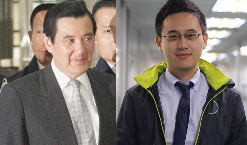 對於近日不斷被拿來與「口譯哥」趙怡翔比較，前總統馬英九自豪稱，他當初曾參加甲等特考，印象中還是行政組第一名，與口譯哥仍有不同。 圖：新頭殼資料照、翻攝自趙怡翔臉書／合成圖