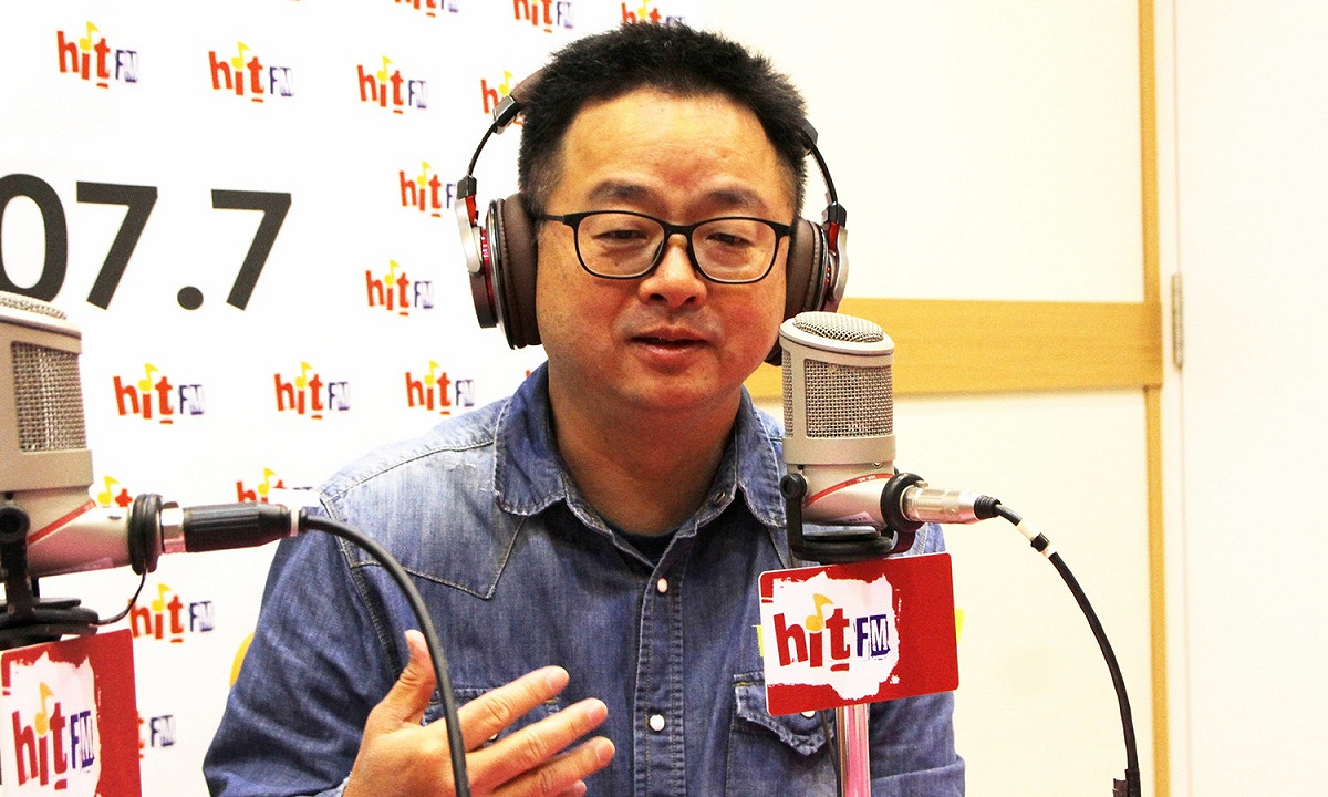 羅文嘉17日接受周玉蔻訪問。 圖：「Hit Fm《周玉蔻嗆新聞》製作單位提供
