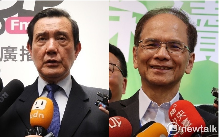 對於馬英九稱九二共識為台灣的保命仙丹，前行政院長游錫堃認為，若馬真的接受一國兩制，何不回去出生地香港住一年？ 圖：新頭殼合成