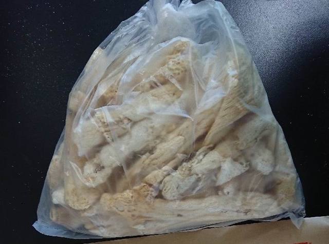 高雄竹笙被驗出含過量漂白劑。 圖：高雄市衛生局/提供