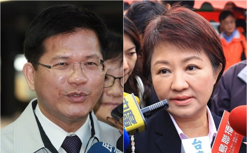 台中市長盧秀燕與新任交通部長林佳龍在台中山手線計畫再度隔空交鋒。 圖：新頭殼合成