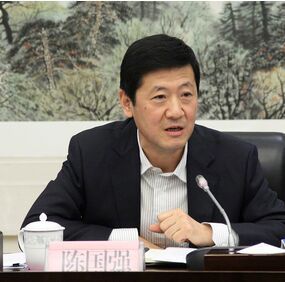 現任副省長陳國強傳出被帶走協助調查。 圖 : 翻攝自baike.com