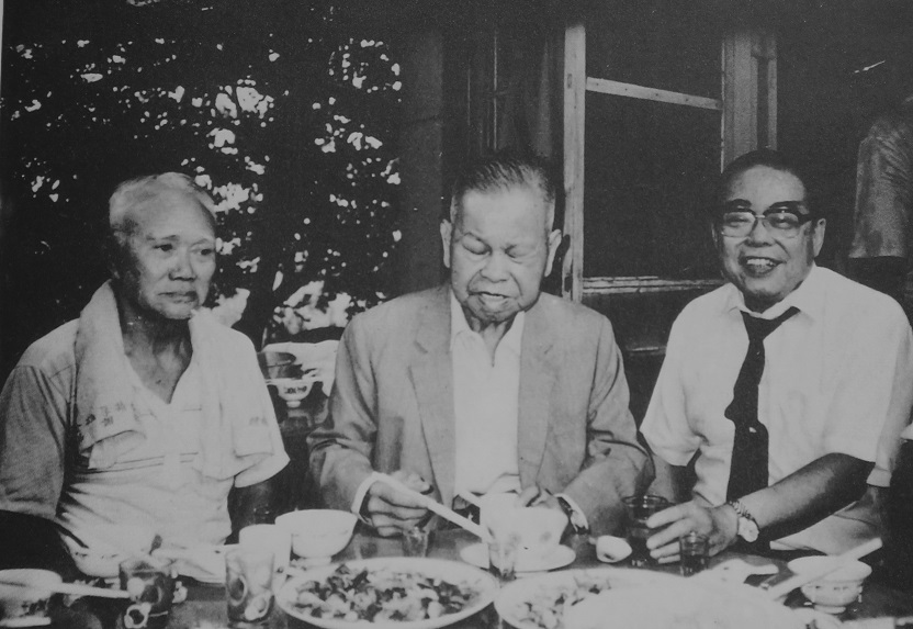 1989年9月11日，老縣長的最後一頓午餐，地點在八卦寮。 圖：八卦寮文教基金會／提供