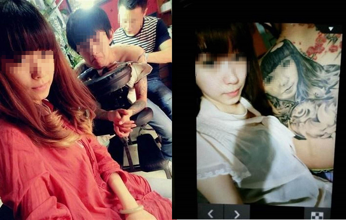 2013年有對熱戀中的小情侶，男方為了表達愛意，將女友肖像刺在自己背上。 圖／翻攝臉書, 2019.01.21
