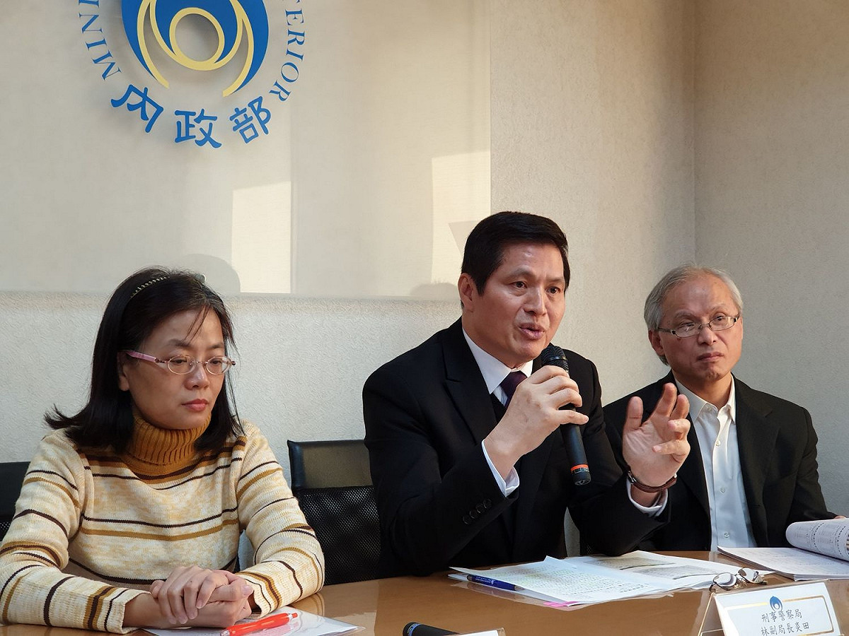 內政部今（23）天召開例行記者會。 圖：謝莉慧/攝