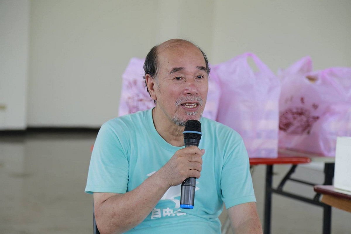 自由台灣黨黨主席蔡丁貴。 圖：翻攝自 蔡丁貴臉書