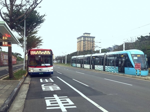 淡海輕軌將於2/1日正式收費。 圖：新北市政府/提供