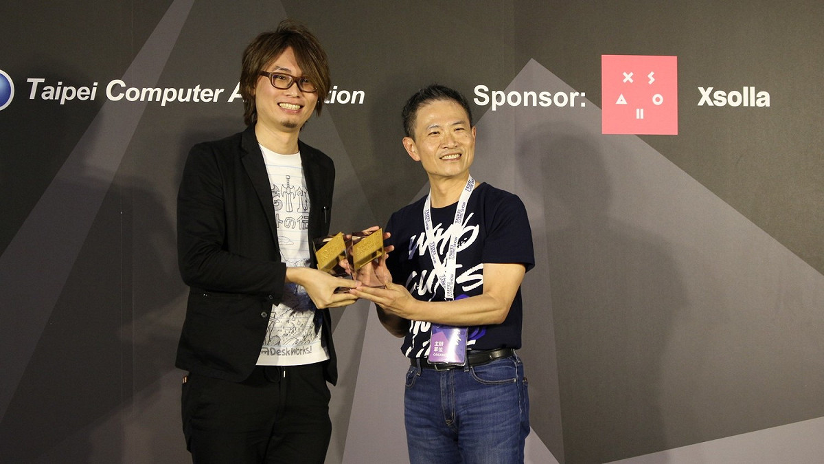 日本Deskworks憑藉其「手繪風RPG」《RPG TIME: The Legend of Wright》連奪IGA三大獎成最大贏家。 圖：簡育詮/攝
