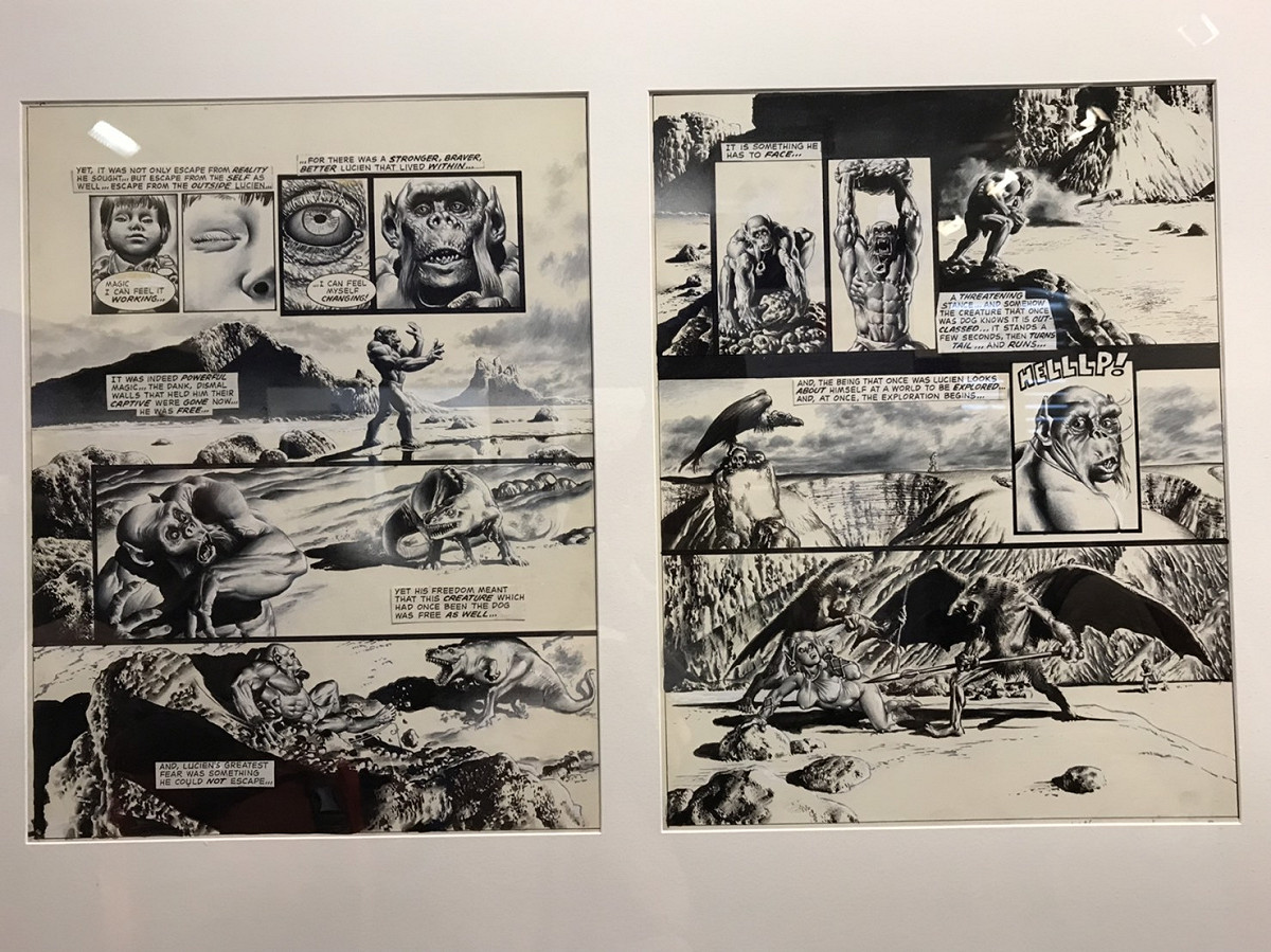 參展作品之一。 圖/蔡筱穎攝