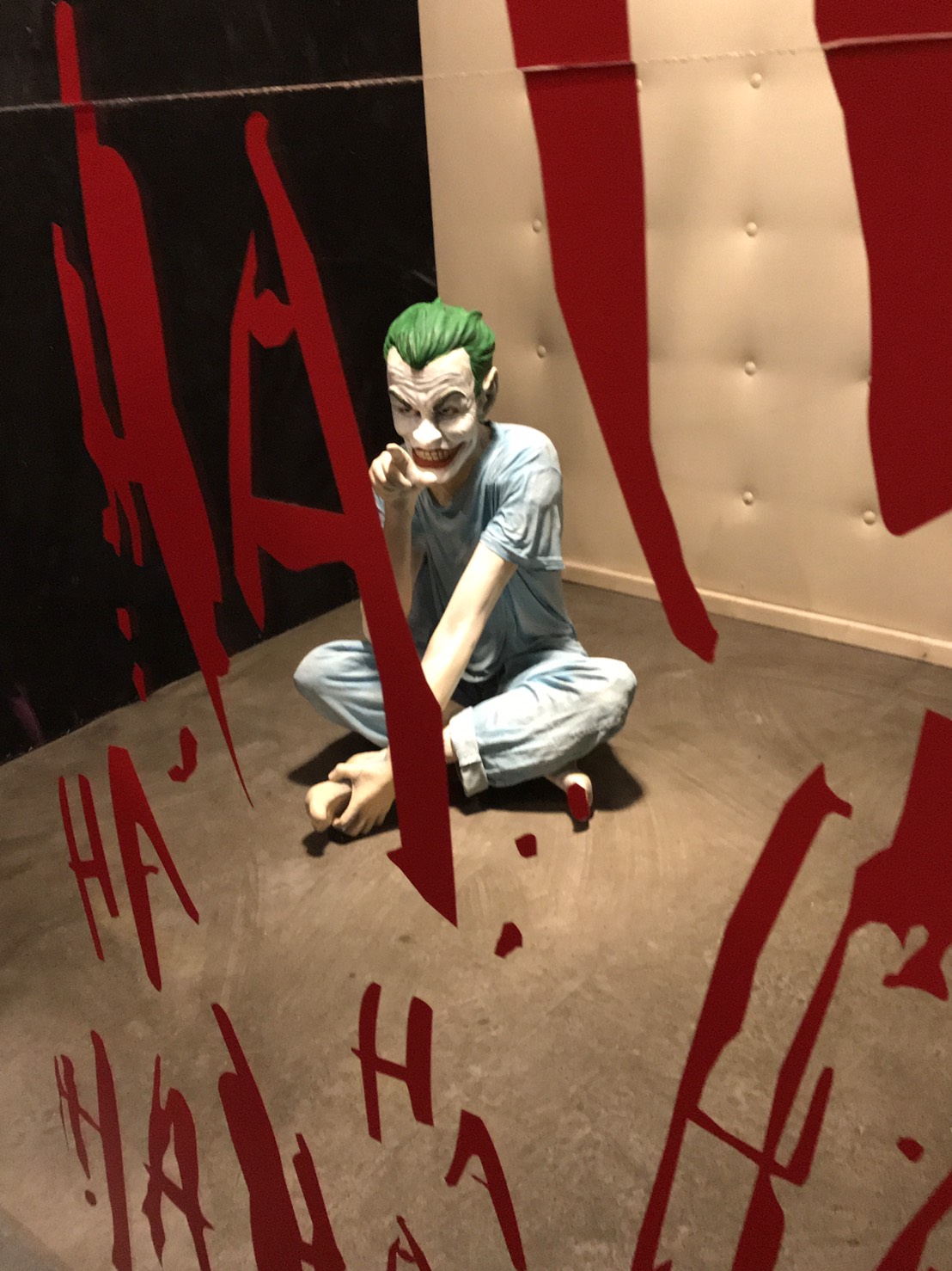 今年適逢蝙蝠俠80周年，大會也安排了蝙蝠俠的大展。 圖/蔡筱穎攝