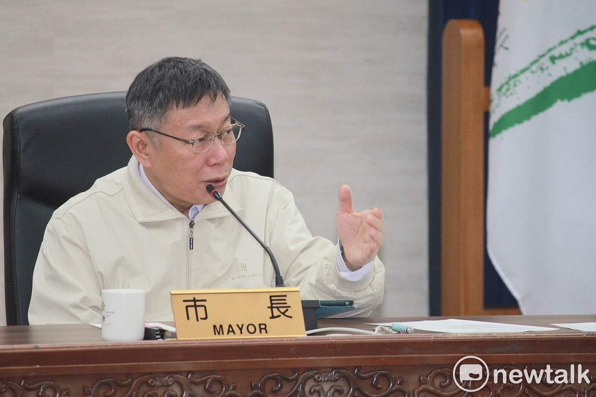 台北市長柯文哲。 圖 : 周煊惠 / 攝