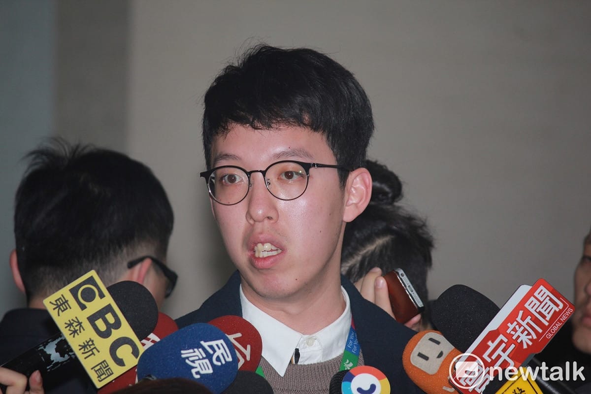 台北市副發言人柯昱安。 圖 : 新頭殼資料照
