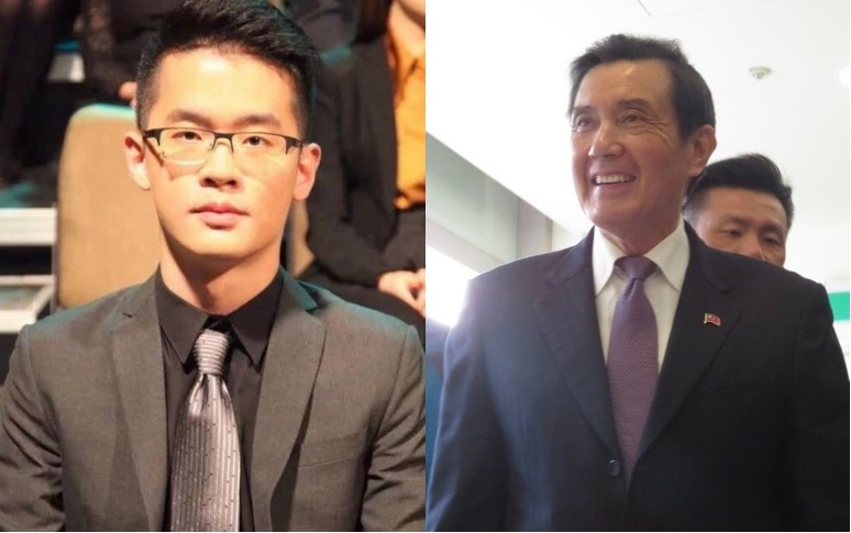 李敖之子李勘認為，馬英九訪中的意義不在於提高參選總統的聲望，而是為了尋求護身符。 圖：翻攝自李戡臉書／新頭殼資料照