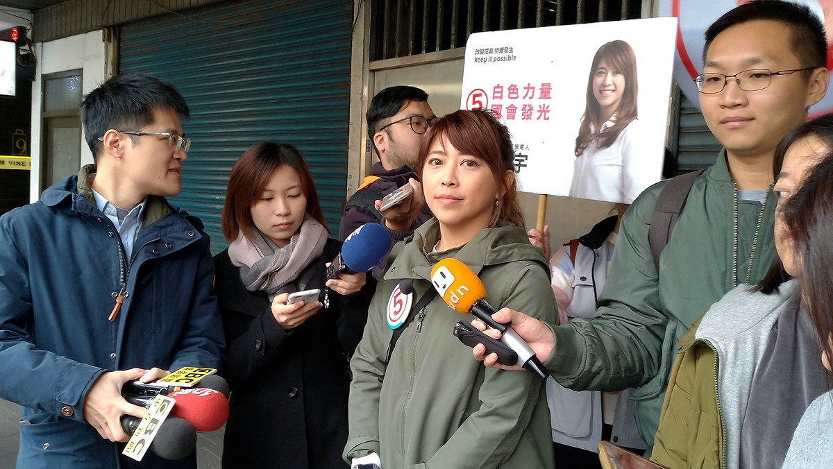 陳思宇強調，對於有意圖使她不當選的人，絕對會保留追訴權。 圖：陳佩君／攝