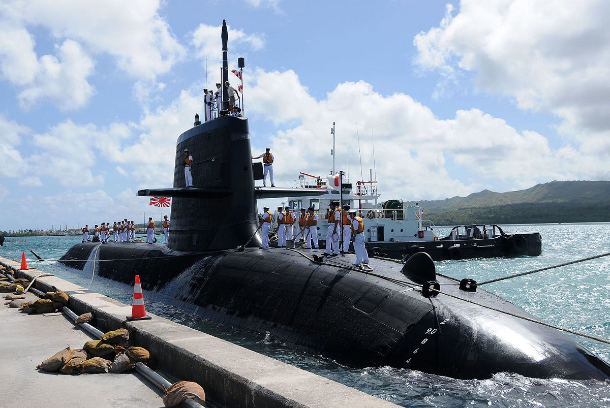 媒體報導，國造潛艦的外觀構型像是「日本蒼龍級潛艦」。 圖：翻攝自維基百科（Jeffrey Jay Price, U.S. Navy）