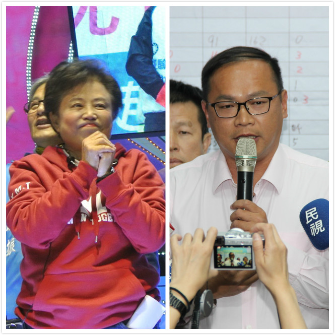 沈智慧打敗王義川，等於宣告市長選舉延長賽，綠營再度慘敗。 圖：新頭殼合成