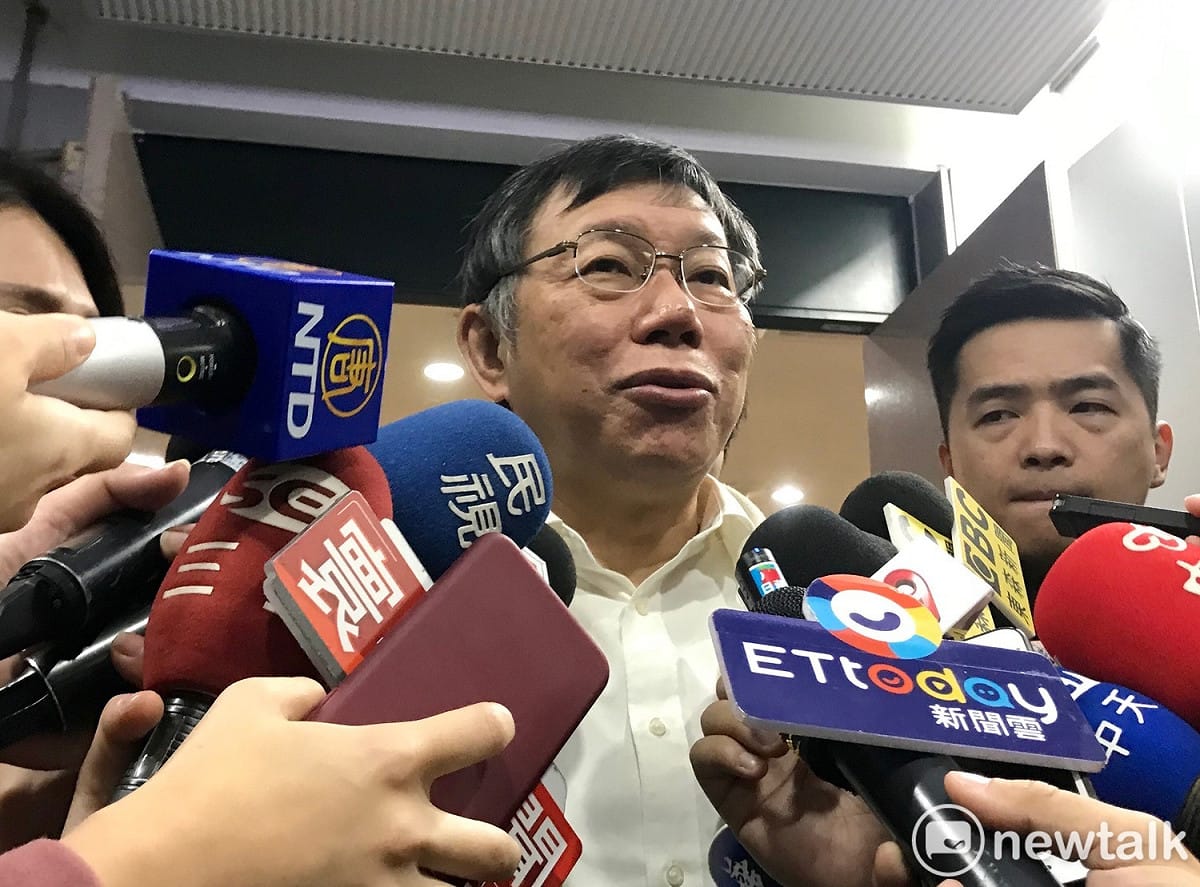 台北市長柯文哲。 圖 : 周煊惠 / 攝
