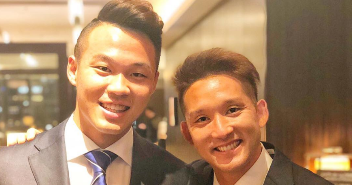 王柏融跟杉谷拳士的合照被讚爆。 圖/取自杉谷拳士ＩＧ