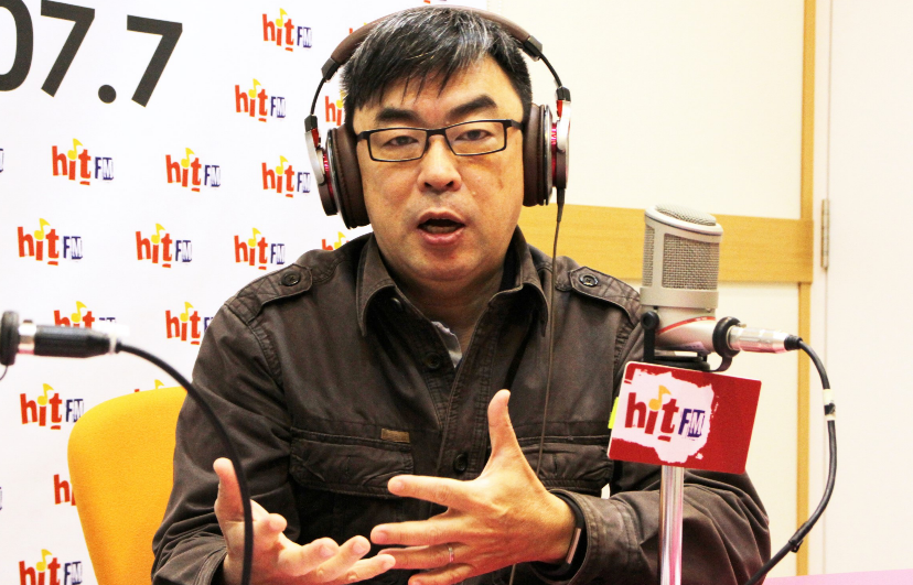 民進黨立法委員段宜康接受廣播訪問。 圖：Hit Fm《周玉蔻嗆新聞》提供