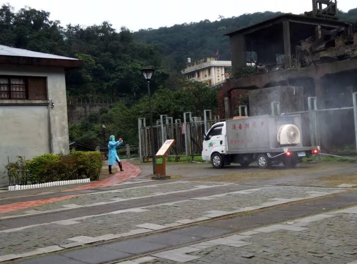 動保處目前已派員到當地消毒。 圖：新北市動保處/提供