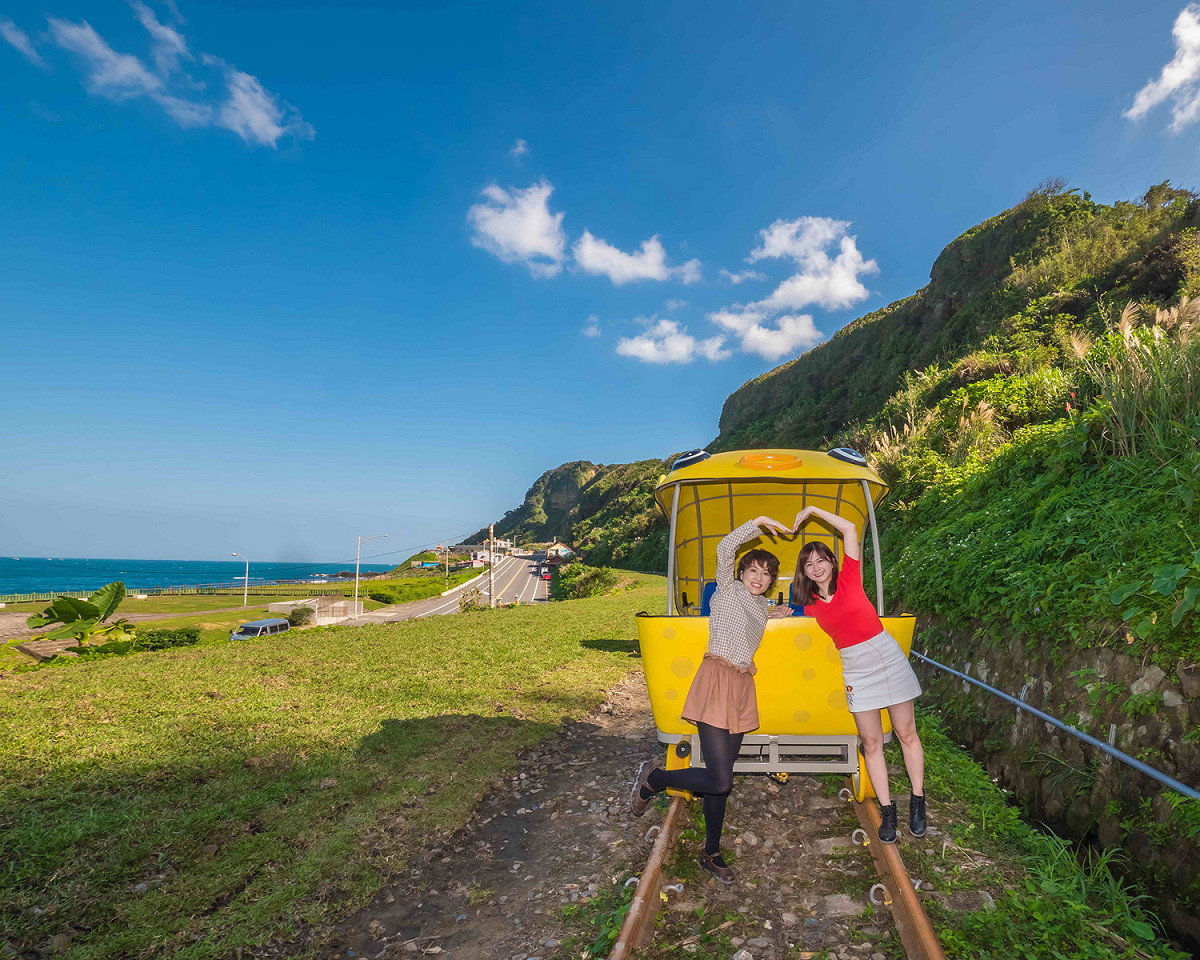 路線一：「深澳」低碳能量之旅 _鐵道自行車。  圖：新北市觀光旅遊局/提供