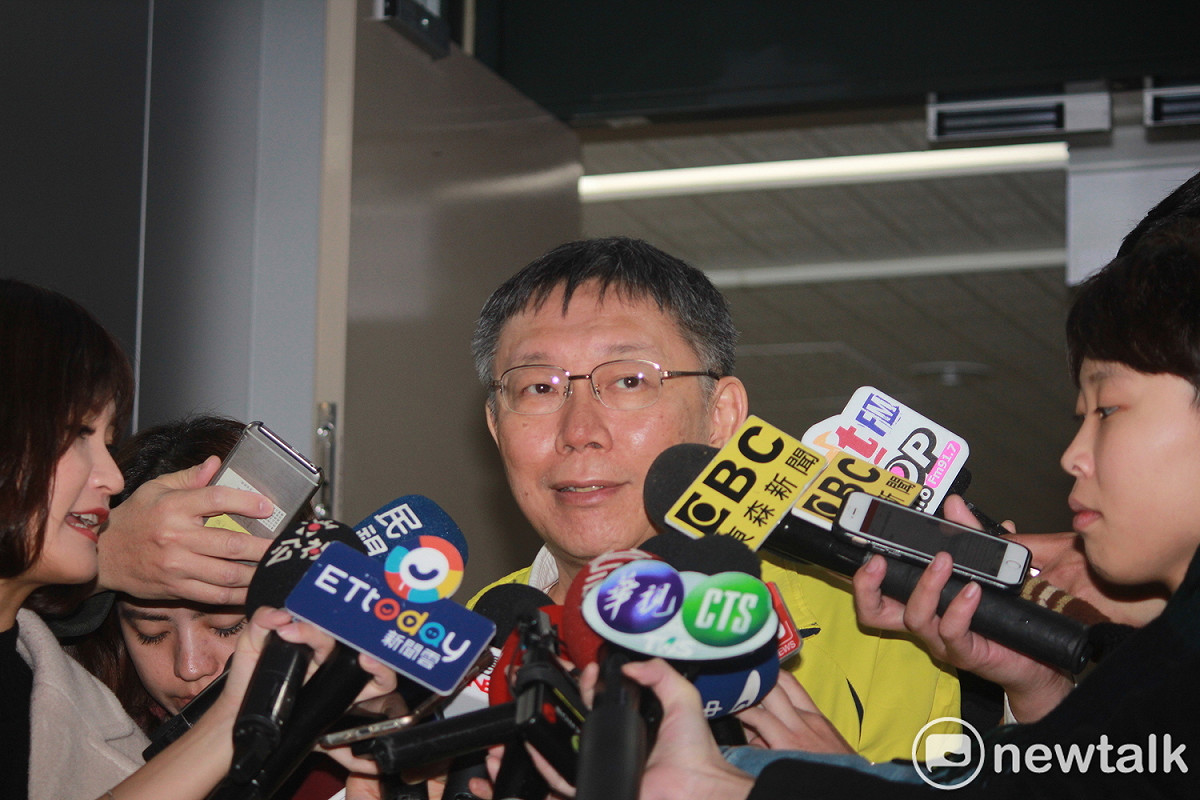 台北市長柯文哲。 圖 : 周煊惠 / 攝