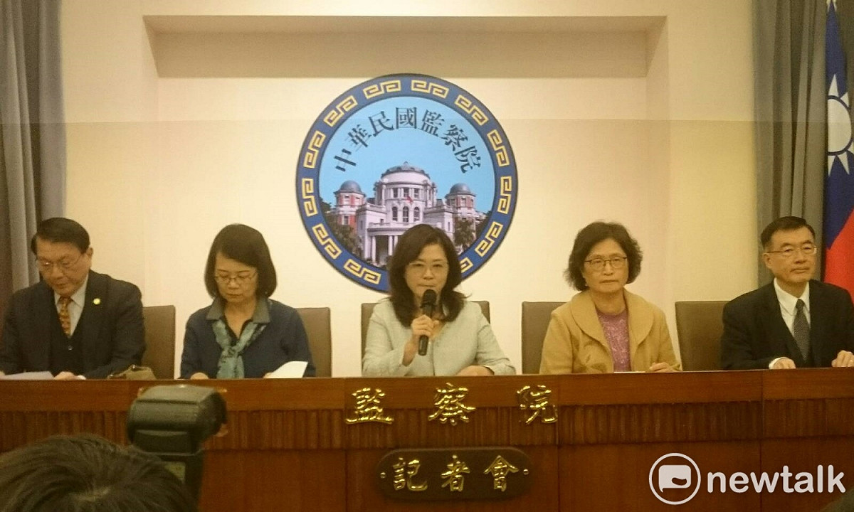 監察院1日舉行記者會，說明慶富案彈劾情形。 圖：林朝億/攝