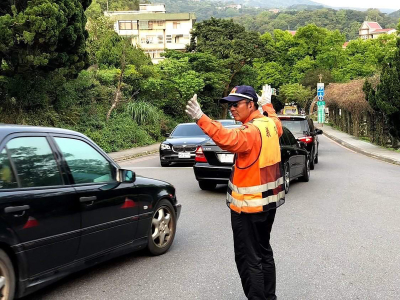 仰德大道時常有車禍事故發生。 圖：台北交通警察大隊/提供